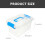 Storage Containers With Lids For Large Capacity 4pcs Blue 3