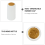 Capsules Heat Shrink Capsules White 50pcs 8
