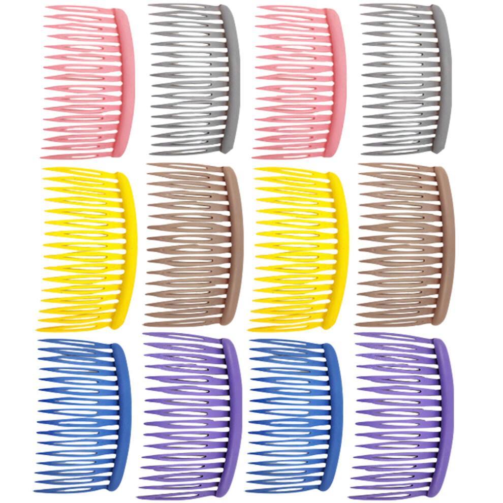 Aboofan Unisex Hairstyling Combs For Women Plastic 12Pcs 3.14X1.97x0.39in