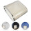 Raindrops Slim Waste Bin Trash Can Plastic Transparent 1set 5