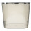 Raindrops Slim Waste Bin Trash Can Plastic Transparent 1set 1