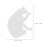 Drunkards Path Template Quilting Tools White Acrylic 1 Set 3