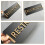 Bathroom Sign Acrylic Wall Sign Black 1set 7