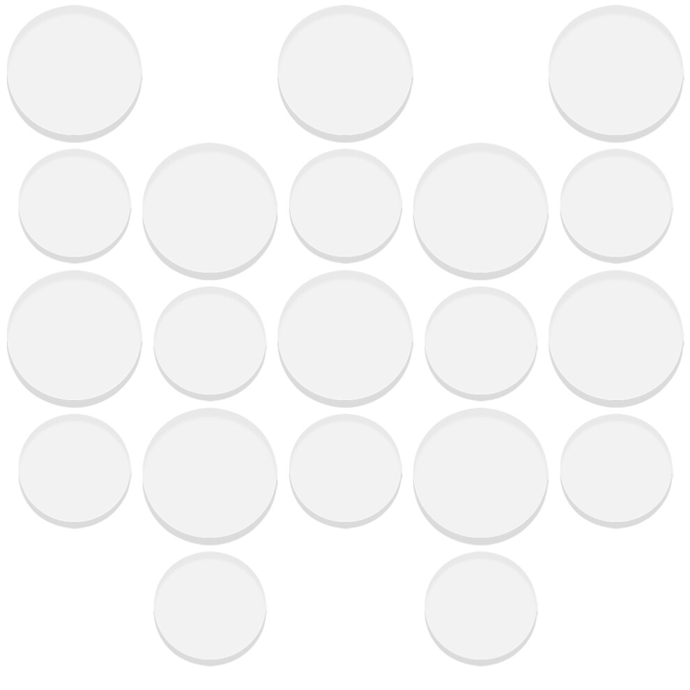 Tabletop Bumpers Transparent Rubber 20pcs 0.8x0.1x0.1in-image-OPC-PK8CW2G-NEW