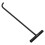 Manhole Hook Heavy Duty Steel Hook Black 1pcs 8
