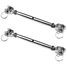 2St Rvs Spanklem Heavy Duty Voor - En Kabelsysteem