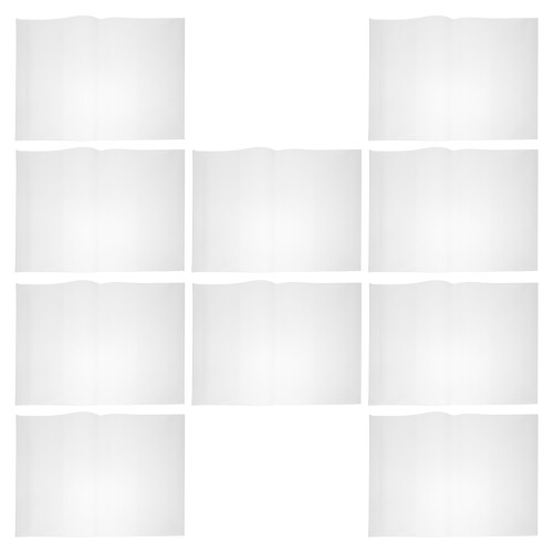 10 Pcs Book Covers Protectors See Through For Textbook Protective