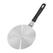 Wärmeleitungsplatte for Induktionsherde, 13cm Edelstahl Diffusorringplatte, Induktionsherd Schutz Zubehör für Kochutensilien