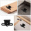 Unbranded 2 Sets Fixed Adapter Taillight Bracket Black 3