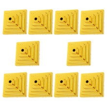 10Pcs Plastic Small Flag Stands for Office Desk and Table Use