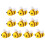 Plush 10pcs Wool Felt Bee Needle Supplies Decorations 5