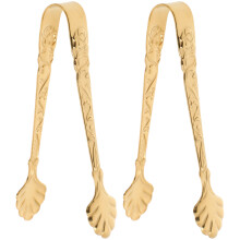 Small Ice Tongs Gripping Food Hosts Bbq 2set