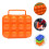 Raindrops 2 Pcs Basket Portable Egg Carton Grid Travel 3