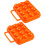 Raindrops 2 Pcs Basket Portable Egg Carton Grid Travel 1