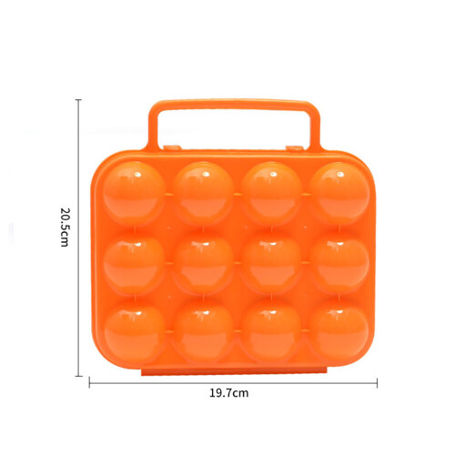 Raindrops 2 Pcs Basket Portable Egg Carton Grid Travel 1