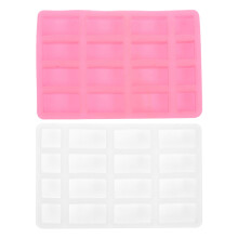 2 Pcs Brick Mold Mini Small Bricks Sand Table Ladder Blue Pink