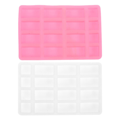 2 Pcs Brick Mold Mini Small Bricks Sand Table Ladder Blue Pink