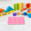 2 Pcs Brick Mold Mini Small Bricks Sand Table Ladder Blue Pink 4