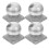 4 Pcs Fence Post Accessory Cover Caps Waterproof 11