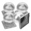 4 Pcs Fence Post Accessory Cover Caps Waterproof 1