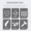 Alloy Steel Mobile Phone Repair Tools 6pcs 7