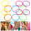 Raindrops 14pcs Green Plastic Bangle Bracelets For Everyday Wear 8