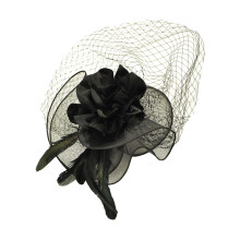 Mesh Headdress Miss Banquet Funeral Accessories Fascinator Hair Clip