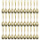 Plastic Serving Utensils Golden 100pcs 3