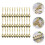 Plastic Serving Utensils Golden 100pcs 4