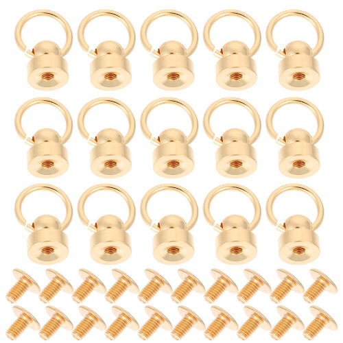 20 Sets Belt Ring Monk Head Buckle Decorate Pure Copper