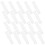 White Plug 100 Pcs Expansion Tube Plugs Plastic Screw Self-Tapping 5