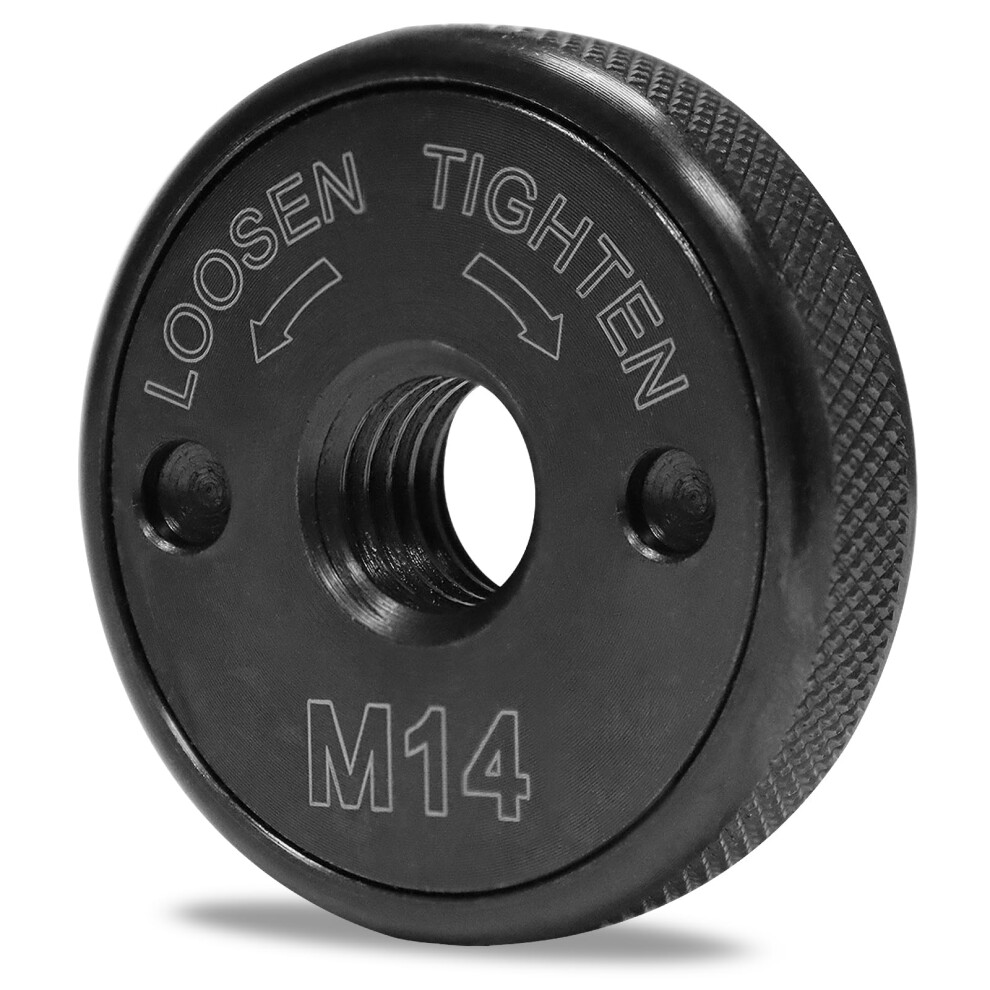 Quick Release Nut M14 For Angle Grinders - Carbon Steel Compatible With Aeg, Metabo, Makita, Dewalt, Flex, Hitachi 6482260300962