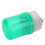 Grüner LED Stroboblitzleuchte, 24VDC, 5W, Flacher Kopf, 170x90mm 5