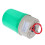 Grüner LED Stroboblitzleuchte, 24VDC, 5W, Flacher Kopf, 170x90mm 1