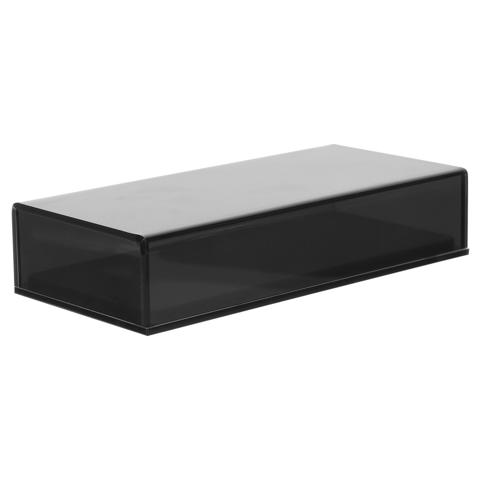 Vaguelly Black Acrylic Eyelash Storage Box False Lash Organizer Case