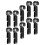 20pcs Hardhat Clip Plastic Black Durable For Daily Use 7