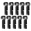 20pcs Hardhat Clip Plastic Black Durable For Daily Use 10