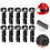 20pcs Hardhat Clip Plastic Black Durable For Daily Use 3