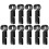 20pcs Hardhat Clip Plastic Black Durable For Daily Use 6