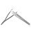 2 Pcs Stainless Steel Tweezers For Electronics Ceramic Precision 9