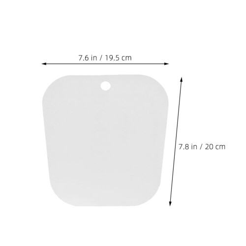 Raindrops Boot Shaper Inserts Transparent 10pcs 7.86x7.66x0.04in 1