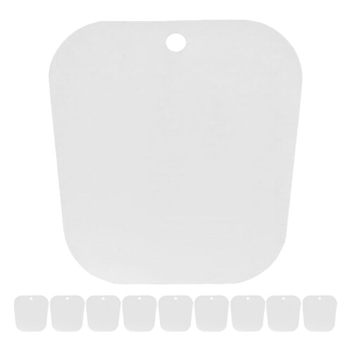 Raindrops Boot Shaper Inserts Transparent 10pcs 7.86x7.66x0.04in