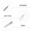 2 Pcs Stainless Steel Tweezers For Electronics Ceramic Precision 11