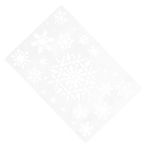 Raindrops Holiday Stencils Snowflake Stencil Plastic 1 Pcs