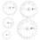 Quilting Ruler Patchwork Cutting Transparent Acrylic 5pcs 11