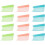 Refrigerator Liners Shelf Mats Silicone 12pcs 11