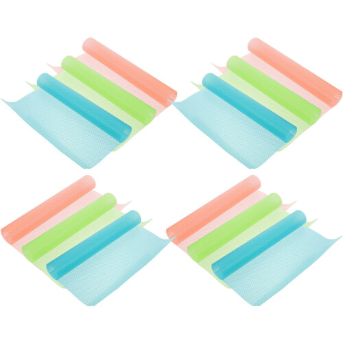 Refrigerator Liners Shelf Mats Silicone 12pcs 2