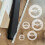 Quilting Ruler Patchwork Cutting Transparent Acrylic 5pcs 5