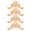 4 Pcs Blue Stainless Wood Carving Decorative Accessories 9
