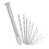Woodworking Rotary Tool Precision Pin Vise Silver 11pieces Set 11